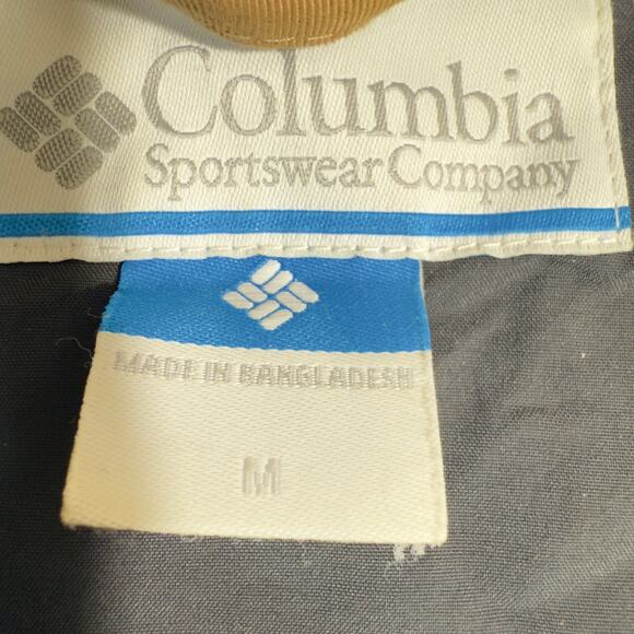 Columbia Sportswear Co Canvas Like Shacket Full Zip/Snaps Jacket Medium Hooded - Picture 2 of 16